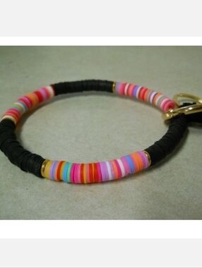 Multicolor Beaded Keyring Bracelet - Women Accessories